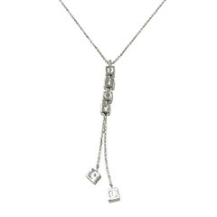 シルバー925 ロングネックレス エナメル装飾 - メルカリ