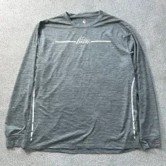 NBA LA Lakers 機能性 長袖 Tシャツ グレー XXL