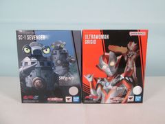 [대 시미즈 44-7-0527fc]SHFiguarts 울트라 몽그리조 대괴수 특수 공수기갑 1호기 세븐가 2점 세트