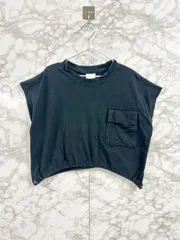 ZARA ザラ キッズ 胸ポケット付き フレンチスリーブトップス ノースリーブ Tシャツ ブラック◆Size 140cmのサムネイル