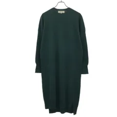 ENFOLD エンフォルド 19AW サイドスリットニットワンピース 300CA373-2250 グリーン 38のサムネイル