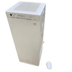 ダイキン 加湿ストリーマ空気清浄機 MCK40X-W スリムタワー型 リモコン