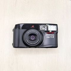PENTAX Zoom 70-X 펜탁스 컴팩트 필름 카메라 35mm 70mm TELE-MACRO AF 오토 포커스 내장 플래시 쿼츠 데이트 블랙 35mm 필름 카메라 동작품 60-80529-017