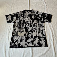90s george michaelジョージマイケル 総柄ヴィンテージTシャツ - メルカリ