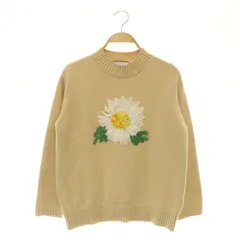 セブンテンバイミホカワヒト SEVEN TEN by MIHO KAWAHITO マーガレットニット セーター 長袖 コットン F ベージュ /MY ■OSのサムネイル