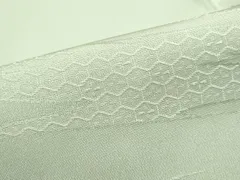 平和屋着物■上質な色無地　霞地紋　夏虫色　正絹　逸品　DABF9299qa