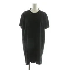 サカイ sacai ワンピース チュニック 半袖 異素材切替 麻 リネン 3 ブラック 14-01980 /NQのサムネイル