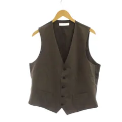 グリーンレーベルリラクシング ユナイテッドアローズ green label relaxing ベスト ウール XXL 茶 無地 /JPのサムネイル