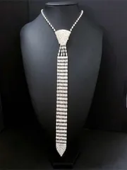ジュエリー レディース ネックレス エレガント ネックレス パーティー ウェディング アクセサリー ロングチェーン オシャレ 蝶ネクタイ スタイル