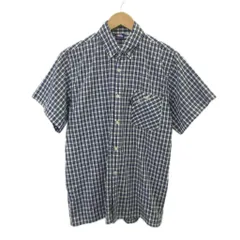 ステューシー STUSSY チェックシャツ M 青 ブルー チェック柄 半袖 ボタンダウンカラー ECD004 /SH ■ECD004のサムネイル