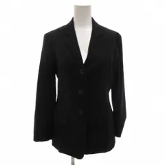 ジルサンダー JIL SANDER テーラードジャケット ウール 34 黒 ブラック シングルブレスト /FF ■GY62のサムネイル