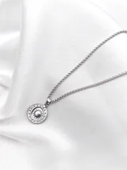 ジュエリー レディース ネックレス 1個 ステンレス製 月 星 太陽 シンプル ペンダントネックレス
