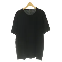 カズユキ クマガイ アタッチメント KAZUYUKI KUMAGAI ATTACHMENT フレスカ天竺クルーネック半袖Tシャツ 無地 ワンカラー 3 黒 ブラック KJ81-024 /BB ■SHのサムネイル
