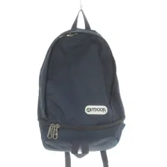 ナノユニバース nano universe × アウトドアプロダクツ OUTDOOR PRODUCTS リュックサック デイパック 紺 ネイビー 無地 ロゴパッチ フロントポケット付き /CK4 ■GY99のサムネイル