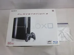  【まとめ売り 中古品】 ゲーム プレイステーション3 PS3本体 CECHL00 ブラック 動作品 箱 周辺機器付き
