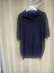 ブラック 半袖 KARA（カラ） ニット Tシャツ 105のサムネイル