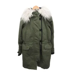ダブルスタンダードクロージング ダブスタ DOUBLE STANDARD CLOTHING 17AW モッズコート ミリタリー ライナー ファー付 カーキ 36　■TCのサムネイル