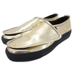 コムデギャルソンオムプリュス COMME des GARCONS HOMME PLUS タグ付き ローファー スリッポン スニーカー ローカット メタリック 24cm ゴールドカラー PZ-K108-001-1-1 ■IBO91のサムネイル