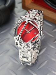 腕時計 ケルシウムウォッチ グッドロッキン　ロカビリー　ベンチュラ風 レッド 腕時計 ケルシウムウォッチ グッドロッキン ロカビリー ベンチュラ風
