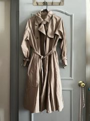 MaxMara マックスマーラ 白タグ シルク トレンチ - メルカリ