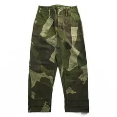 Nigel Cabourn ミリタリー ワークパンツ CLASSIC DENISON PANT 32 カーキ カモフラ キャンバス シンチバック 80350050013 日本製のサムネイル
