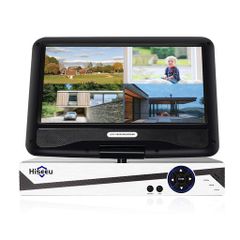 防犯カメラ ワイヤレスHiseeu一体型NVR1920P 500万画素4台セット
