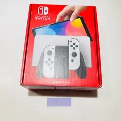 Switch 有機ELモデル ホワイト 動作良好 OLED 画面若干のスレあり 外箱・付属品完備 完動品 高年式 検) 任天堂 本体 HEG-S-KAAAA