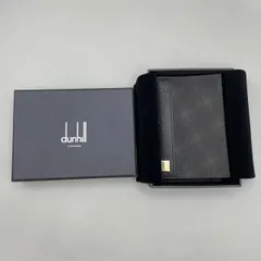 新品未使用　Dunhill　ダンヒル　名刺入れ　カードケース　総柄　ロゴ　ゴールド金具　レザー　茶　ブラウンのサムネイル