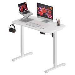 Radlove 電動昇降式パソコンデスク 幅120×奥行79cm ホワイト - メルカリ