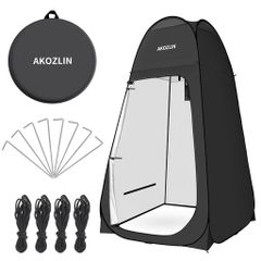AKOZLIN 갈아입고 텐트 샤워용 텐트 UV 컷 프라이버시 텐트 원터치 접이식 수납 봉투 첨부 낚시용 파라솔 탈의실 해수욕트