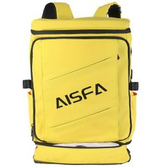 [AISFA] Men's Backpack, Hiking Backpack, Square Backpack, Large Capacity, Waterproof, 15.6-inch PC Business Backpack, Laptop Bag with USB Charging Port