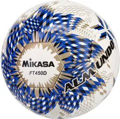 ミカサ MIKASA サッカー サッカー4号ALMUNDO 検定球 貼り 青ブロンズシルバー サッカーボール フットボール 小学生用 子ども アルムンド 試合 クラブ 学校 部活 練習  FT450DBLBS -のサムネイル