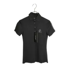 1PIU1UGUALE3 GOLF ウノピゥウノウグァーレトレ ゴルフ 半袖 ポロシャツ GST006-POE0124 1 S ブラック レディースのサムネイル