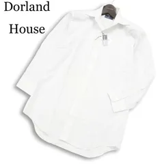 【新品 未使用】 Dorland House ドーランドハウス 通年★ 長袖 ストライプ シャツ ワイシャツ 日本製 Sz.38-76 メンズのサムネイル