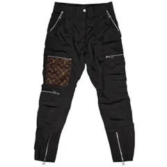 ルイ・ヴィトン Louis Vuitton モノグラム柄 トラックパンツ ボトムス ポリエステル ナイロン ブラック ブラウン メンズ 【中古】のサムネイル