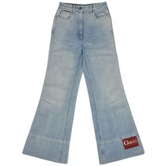 Gucci Wide Leg Flare Jeans Women フレアジーンズ - メルカリ