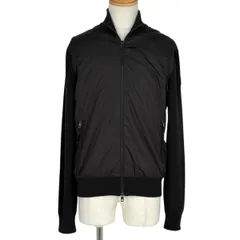 モンクレール MONCLER ニット切り替え ジップアップ ブルゾン カーディガン アウター ブラック メンズ 【中古】のサムネイル