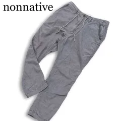 nonnative ノンネイティブ 通年★ 【FARMER EASY PANTS RELAX FIT COTTON TWILL OVERDYED】 パンツ 日本製 Sz.2 メンズ 灰のサムネイル