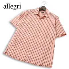 OLD GLORY 半袖シャツ 赤と白のストライプ L 初夏 大きいサイズ - メルカリ