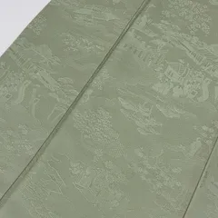 色無地 正絹 一つ紋 美しい地模様 袷 着物 MK-9182