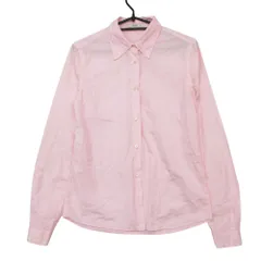 PRADA プラダ 長袖シャツ レギュラーカラー トップス 6ボタン コットン カットソー ピンク 38【M】 メンズ 【中古】のサムネイル