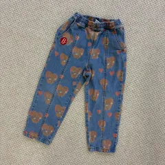 130 BEBE DE PINO キッズ デニム ズボン 0527D