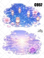 original sticker no.C957 // 人物ステッカー オリジナルステッカー オリジナル人物ステッカー ステッカー 装飾ステッカー cotton melodyのサムネイル