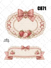 original sticker no.C871 // 人物ステッカー オリジナルステッカー オリジナル人物ステッカー ステッカー 装飾ステッカー cotton melodyのサムネイル