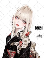 original sticker no.8921 // 人物ステッカー オリジナルステッカー オリジナル人物ステッカー ステッカー 装飾ステッカー cotton melodyのサムネイル