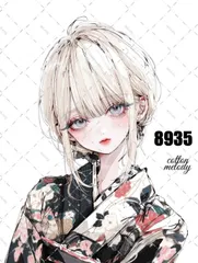 original sticker no.8935 // 人物ステッカー オリジナルステッカー オリジナル人物ステッカー ステッカー 装飾ステッカー cotton melodyのサムネイル
