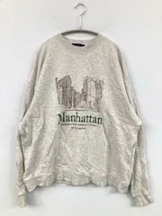 CPCM シーピーシーエム スウェット F グレー コットン 裏起毛 前面プリント 刺繍 長袖 レディースのサムネイル