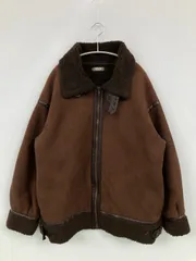 kutir クティール ブルゾン F ブラウン ジップアップ フードなし 無地 合成皮革/人工皮革 ボア ミドル丈 レディースのサムネイル