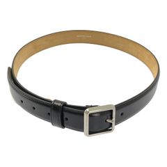 BALENCIAGA(バレンシアガ) スクエアバックル ベルト ブラック レザー