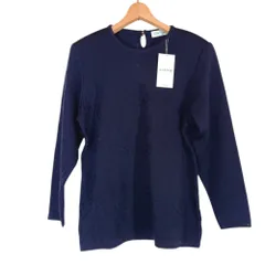 カルヴェン CARVEN 新品タグ付き カットソー 長袖 Lサイズ ネイビー 1004656のサムネイル